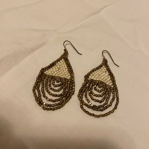 Beaded hanging earrings